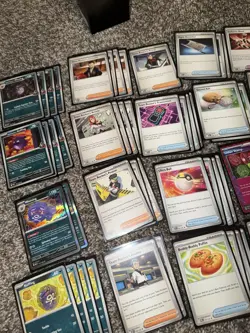 Pokemon TCG Team Rocket’s Weezing Casual Deck With Sleeves And Box Included - Image 4