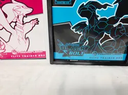 Pokemon Center exclusive Black Bolt and White Flare W/ ETB Protectors - Image 3