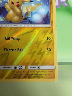 2019 Pokemon TCG Pikachu Unified Minds 56/236 Reverse Holo Lightly Played - Image 4
