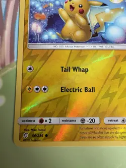 2019 Pokemon TCG Pikachu Unified Minds 56/236 Reverse Holo Lightly Played - Image 5