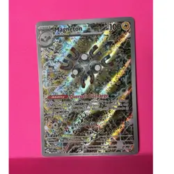 Pokemon TCG Magneton SVP 159 Scarlet & Violet Promo Full Art Holo 100 HP 2024 - Image 1