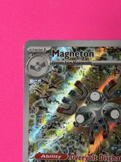 Pokemon TCG Magneton SVP 159 Scarlet & Violet Promo Full Art Holo 100 HP 2024 - Image 3