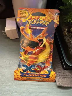 Pokemon TCG: XY Flashfire Charizard Y Unopened Sleeved Booster Pack 820650108877 - Image 1