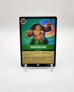 Disney Lorcana TCG Shimmering Skies You're Welcome Uncommon 96/204 - Image 1