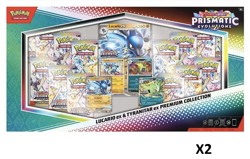 Pokemon Prismatic Evolutions Lucario & Tyranitar Ex Premium Collection Box (x2) - Image 2