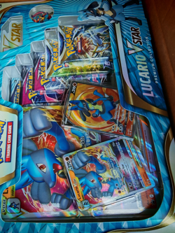 CASE OF 6 - Pokemon Lucario VSTAR Premium Collection Box : New & Sealed : TCG - Image 1