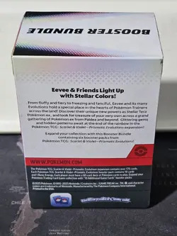 Pokemon Scarlet Violet Prismatic Evolutions Booster Bundle Sealed, 6-Pack - Image 3