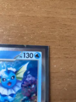 Vaporeon 134/165 Holo ERROR SQUARE CUT Near Mint Pokemon 151 Ita - Image 2