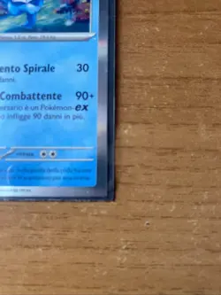 Vaporeon 134/165 Holo ERROR SQUARE CUT Near Mint Pokemon 151 Ita - Image 3