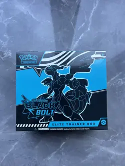 Pokemon TCG Black Bolt Zekrom ETB Elite Trainer Box New Sealed - Image 1