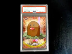 2000 Pokemon Topps Chrome Diglett Pokemon TV-Spectra #50 PSA 7 - Image 1