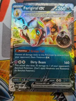 Farigiraf ex 108/162 Double Rare Temporal Force TEF Pokemon TCG - Image 1