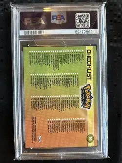 2004 Topps Pokemon Advanced Challenge Checklist #90 - PSA 10 - Image 2