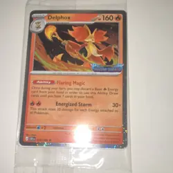 Pokemon Delphox Chaos Rising 013/086 160 HP Promo Holo Fire Card - Image 1