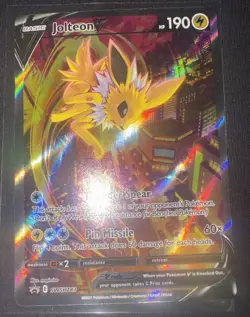 Jolteon V SWSH183 SWSH: Sword & Shield Promo Cards Holo NM - Image 1