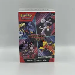 Pokemon TCG Scarlet Violet Destined Rivals Booster Bundle (6 Packs) Sealed - Image 1