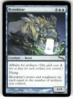 Broodstar 31 Rare Mirrodin Magic: The Gathering LP - Image 1