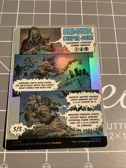 MTG Grimgrin, Corpse-Born Borderless Reversible - Secret Lair Drop #1461 - Image 2