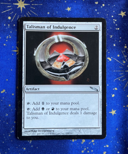 Magic: The Gathering [MTG] ~ Talisman of Indulgence ~ Mirrodin - Image 1