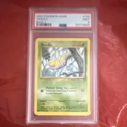 Pokemon Weedle Base Set 2 100/130 Regular Common PSA 9 English TCG - Image 1
