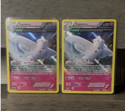 Pokemon TCG Roaring Skies Togekiss Prime Card 46/108 Lot of 2 - Image 1