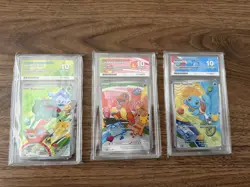 Pokemon First Partner Illustration Series Kanto Gen 1 ACE 10 SEQUENTIAL set - Image 1