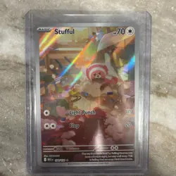 Stufful 2025 Pokemon Mega Evolution #154 Illustration Rare - Image 1
