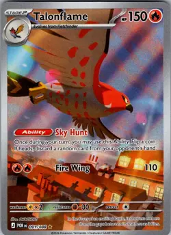 Talonflame Perfect Order 091/088 Holo Illustration Rare Holo Pokemon Near Mint - Image 1