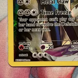 Dialga XY77 Black Star Promo Full Art Holo 2015 XY Rare Pokemon Card LP Marked - Image 5