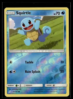 2019 Sun & Moon - Team Up Squirtle Basic/Common #23 - Image 1