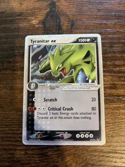 Pokemon TCG POP Series 1 17/17 Tyranitar Holo RARE - Image 1