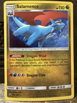 Pokemon TCG Salamence 106/168 Sun & Moon Cosmos Holo Rare Promo NM (x1x) - Image 1