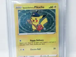 POKEMON SPECIAL DELIVERY PIKACHU CANADIAN STORE OPENING BGS 8 NICE!!!!!! - Image 3