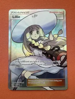 Lillie (Full Art) 147/149 SM Base Set Holo Pokemon TCG Near Mint NM - Image 1