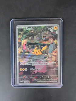 Pokemon TCG Pikachu 173/165 Illustration Rare Scarlet & Violet 151 Holo NM - Image 1