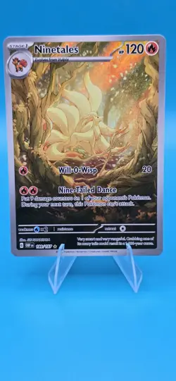 Ninetales - 199/197 - 2023 Pokemon, Obsidian Flames, Full Art (IR) - NM B16 - Image 1
