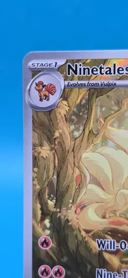 Ninetales - 199/197 - 2023 Pokemon, Obsidian Flames, Full Art (IR) - NM B16 - Image 2