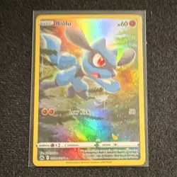 Pokemon TCG Riolu GG26/GG70 Crown Zenith Rare Holo 2023 60 HP - Image 1
