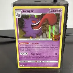 Pokemon Gengar Holo Rare 057/198 SMALL EDGE DAMAGE Chilling Reign Pain Burst - Image 1