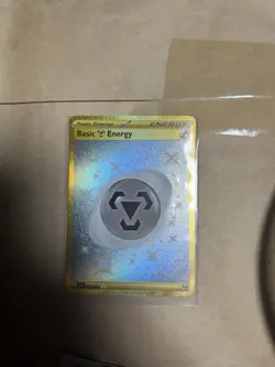 Pokemon TCG Holo Secret Rare Gold Basic Medal Energy NM Shrouded Fable 99/064 - Image 1
