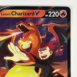Pokemon TCG Lance's Charizard V Promo Holo SWSH133 25th Anniversary - Image 3
