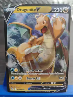 Pokemon TCG Dragonite V Pokemon GO 049/078 Holo Ultra Rare NM 💎🔥 - Image 2