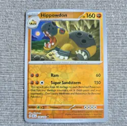 Hippowdon 106/182 Reverse Holo Pokemon Destined Rivals NM - Image 1