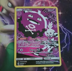 Pokemon TCG Koffing Secret Rare 243/236 Sm-Cosmic Eclipse Holo Blow-Away Bomb E… - Image 1