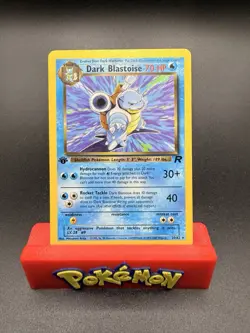Dark Blastoise LP 20/82 1st Edition Team Rocket Pokemon TCG Regular - Image 1