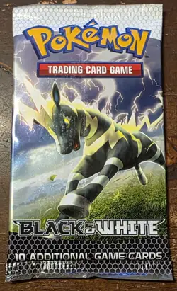 Pokemon TCG: Black and White Base Booster Pack Zebstrika New Factory Sealed - Image 1