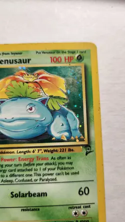 2000 Vintage Venusaur 018/130 - Base Set 2 Unlimited Holo Rare - Pokemon TCG- MP - Image 2