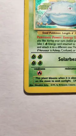 2000 Vintage Venusaur 018/130 - Base Set 2 Unlimited Holo Rare - Pokemon TCG- MP - Image 4