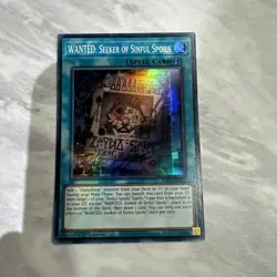 RA03-EN074 WANTED: Seeker of Sinful Spoils - Super Rare - 1st Edition - Yugioh - Image 1
