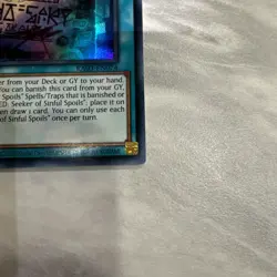 RA03-EN074 WANTED: Seeker of Sinful Spoils - Super Rare - 1st Edition - Yugioh - Image 5